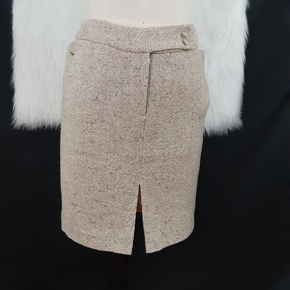 The Limited Dresses & Skirts - The Limited Wool Beige Skirt Size 6